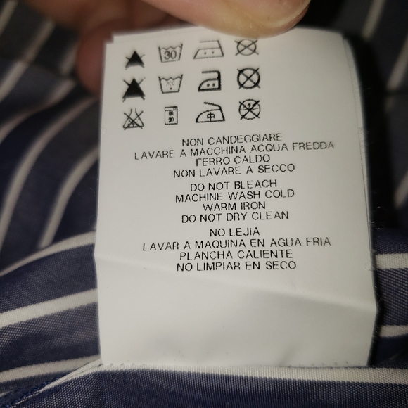 Gianni Versace Men's button up dress shirt size 4X or 58 - Picture 8 of 15